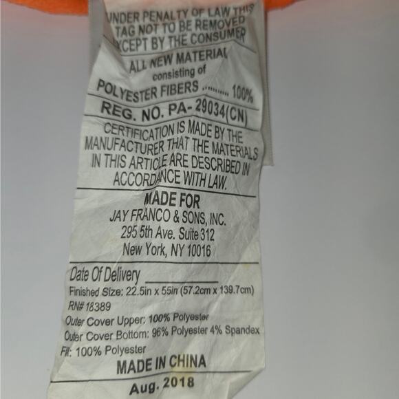 Clownfish Plush Wearable Blanket Slepping Bag Bedding Orange Fish Mermaid Tail - Picture 11 of 12